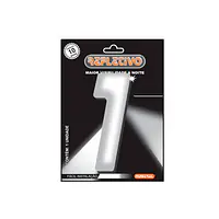 Número ACM refletivo quadrado 130 mm - Master