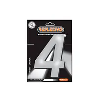 Número ACM refletivo quadrado 130 mm - Master