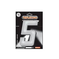 Número ACM refletivo quadrado 130 mm - Master