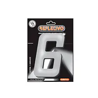 Número ACM refletivo quadrado 130 mm - Master