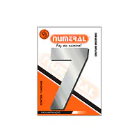 Número ACM espelhado quadrado 130 mm - Master