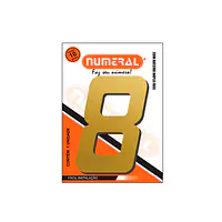 Número ACM ouro escovado quadrado 185 mm - Master