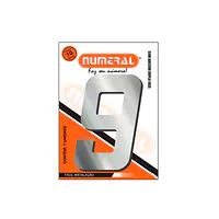 Número ACM espelhado quadrado 185 mm - Master