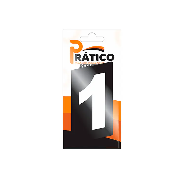 Número ACM prático refletivo 130 mm - Master