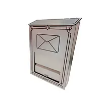 Caixa de correio de sobrepor com chave P10 - Master