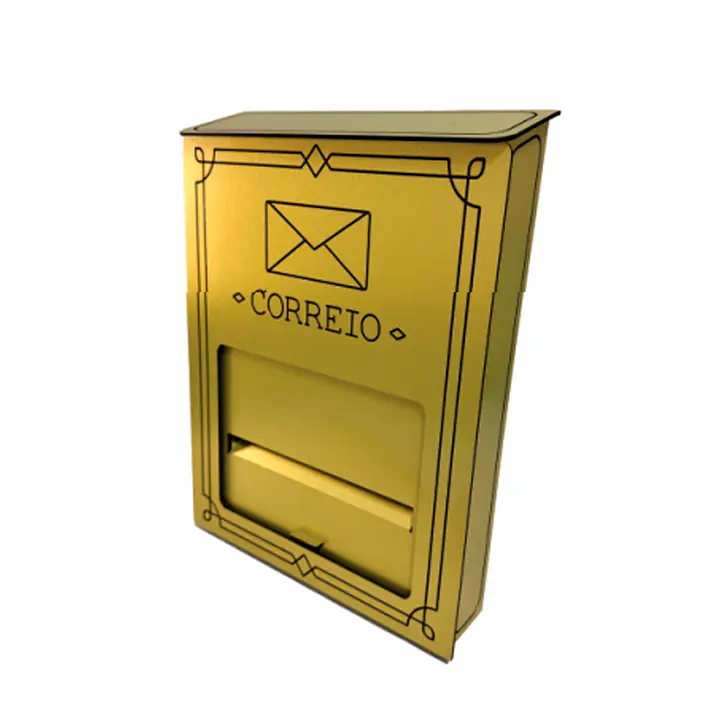 Caixa de correio de sobrepor com chave P10 - Master