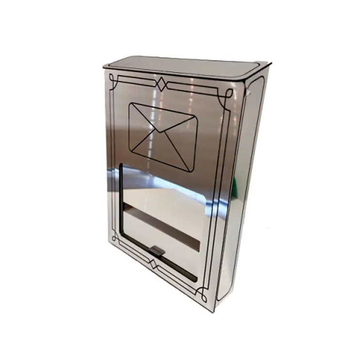 Caixa de correio de sobrepor com chave P10 - Master