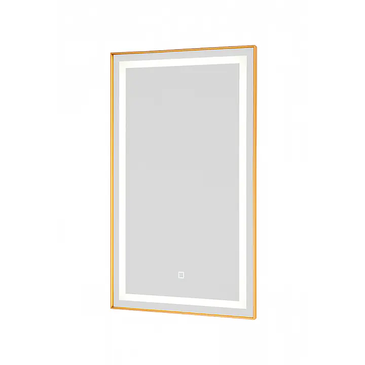 Espelho retangular LED Touch com borda - Master