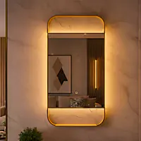 Espelho Retangular Prateleira - Led e touch - Master