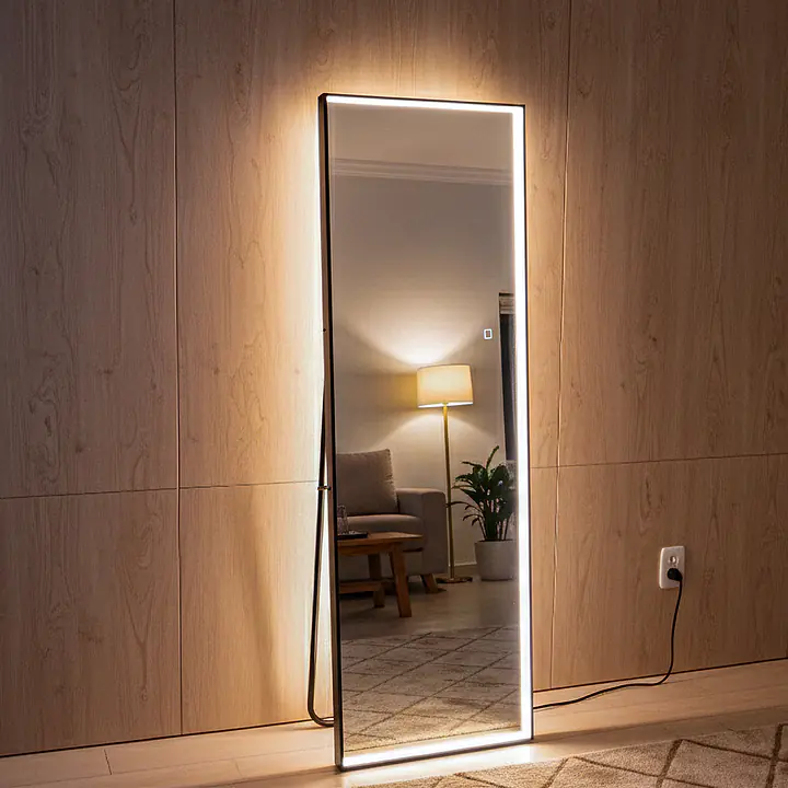 Espelho de chão retangular LED Touch - Master