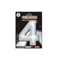 Número ACM refletivo redondo 125 mm - Master