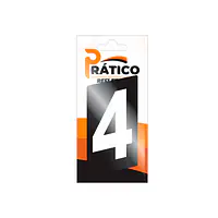 Número ACM prático refletivo 130 mm - Master