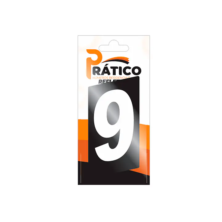 Número ACM prático refletivo 130 mm - Master