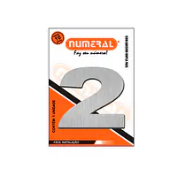 Número ACM aço escovado redondo 60 mm - Master