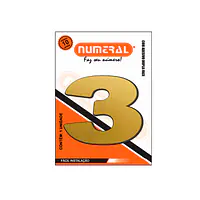 Número ACM ouro escovado redondo 60 mm - Master