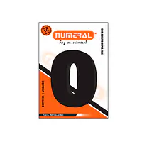 Número ACM preto redondo 60 mm - Master