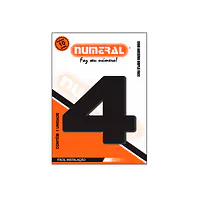 Número ACM preto redondo 60 mm - Master