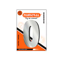 Número ACM espelhado redondo 125 mm - Master