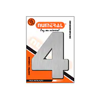 Número ACM 185mm – Aço Escovado - Master