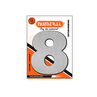 Número ACM 185mm – Aço Escovado - Master