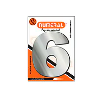 Número ACM espelhado redondo 185 mm - Master