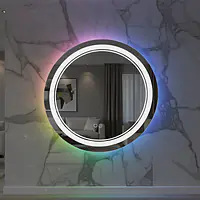 Espelho redondo LED Touch 60x60 sem borda - Master